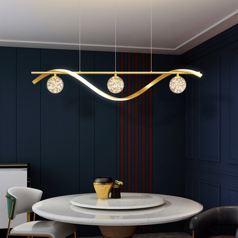 Kitchen Appliances Table - Lámparas colgantes Led minimalistas modernas con