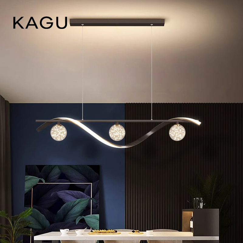 Kitchen Appliances Table - Lámparas colgantes Led minimalistas modernas con