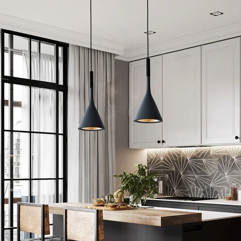 Luces colgantes Led modernas,  - Kitchen Appliances Table reseña y precio