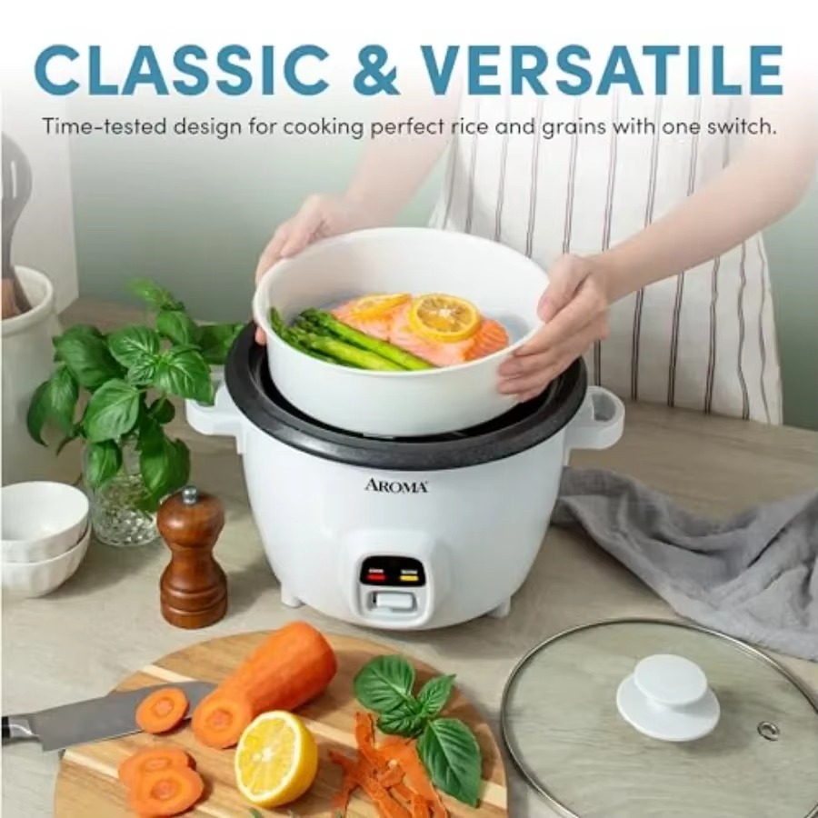 Olla Arrocera y Vaporera FirmH - Rice Cooker 10 Cup reseña y precio
