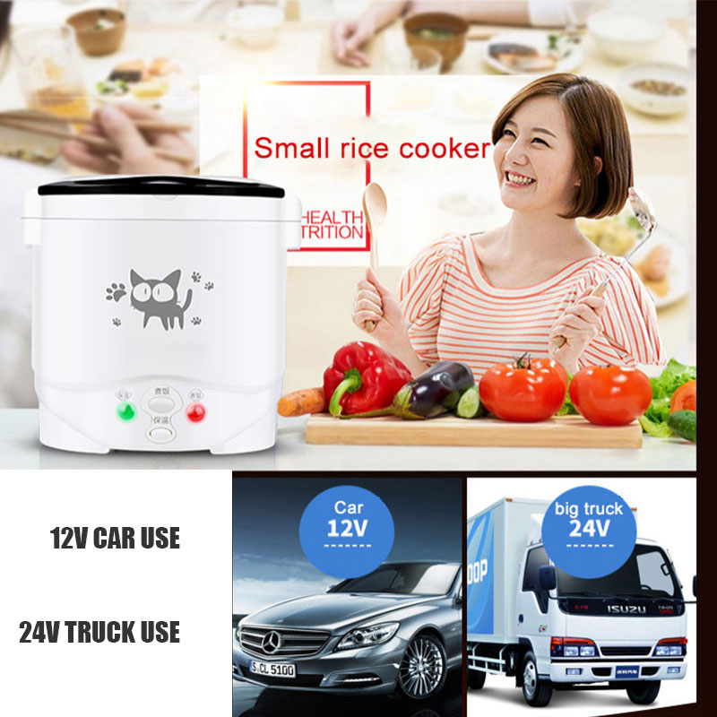 Mini olla arrocera de 12V y 24 - Rice Cooker 10 Cup reseña y precio