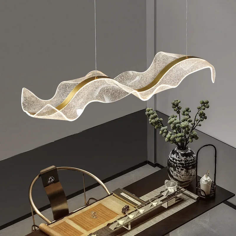 Luces colgantes LED onduladas  - Kitchen Appliances Table reseña y precio